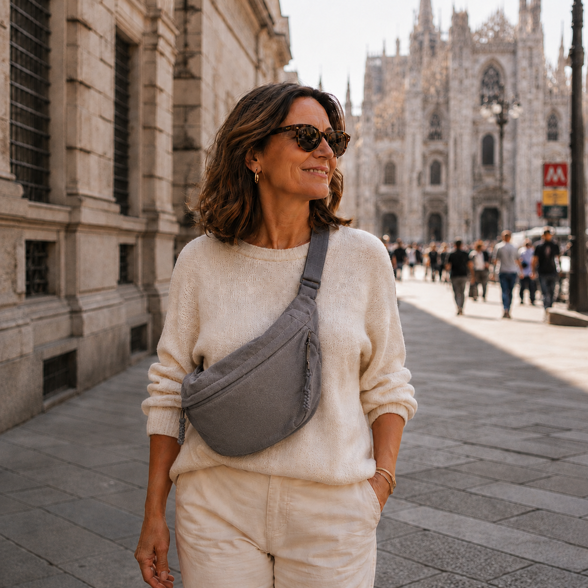 Claire | Sac Bandoulière Gris