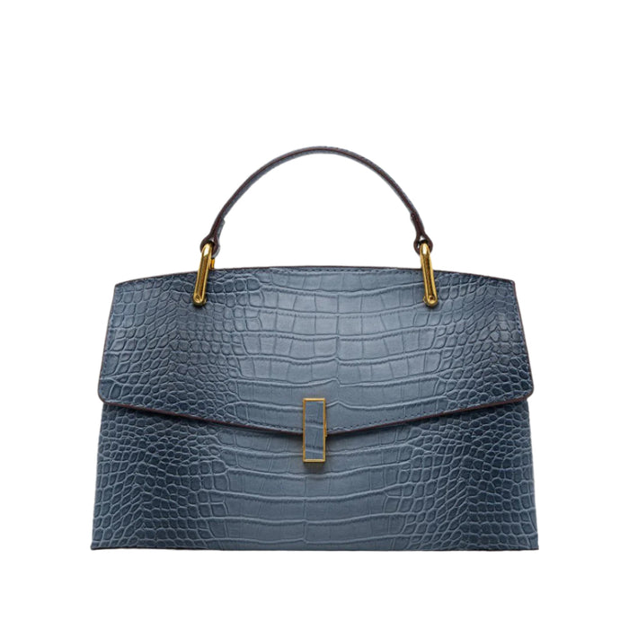 Élise | Tote Moyen Effet Croco en Cuir Vegan