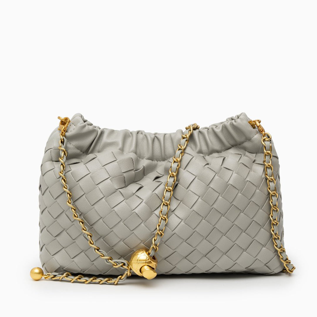 Florence | Sac Épaule Effet Cloud en Cuir Vegan