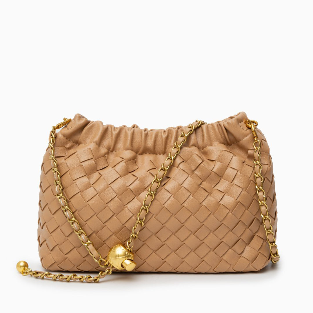 Florence | Sac Épaule Effet Cloud en Cuir Vegan