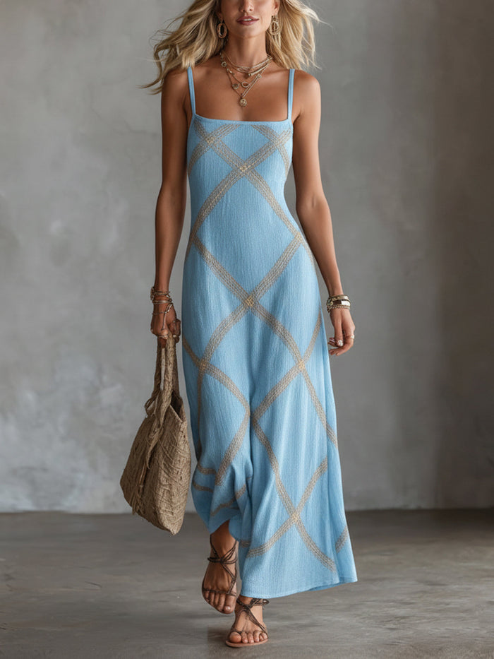 Victoire | Robe Géométrique Chameau