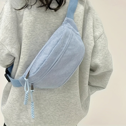 Pétronelle | Sac À Épaule Velours Côtelé