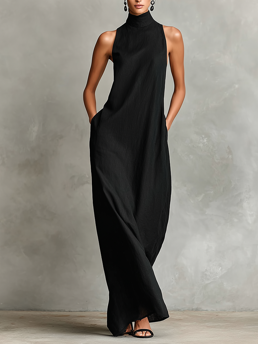 Catherine | Robe Longue Minimaliste