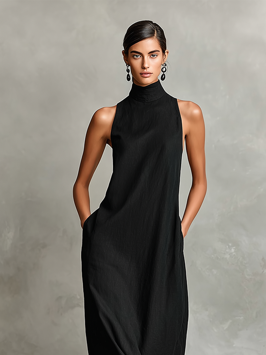 Catherine | Robe Longue Minimaliste
