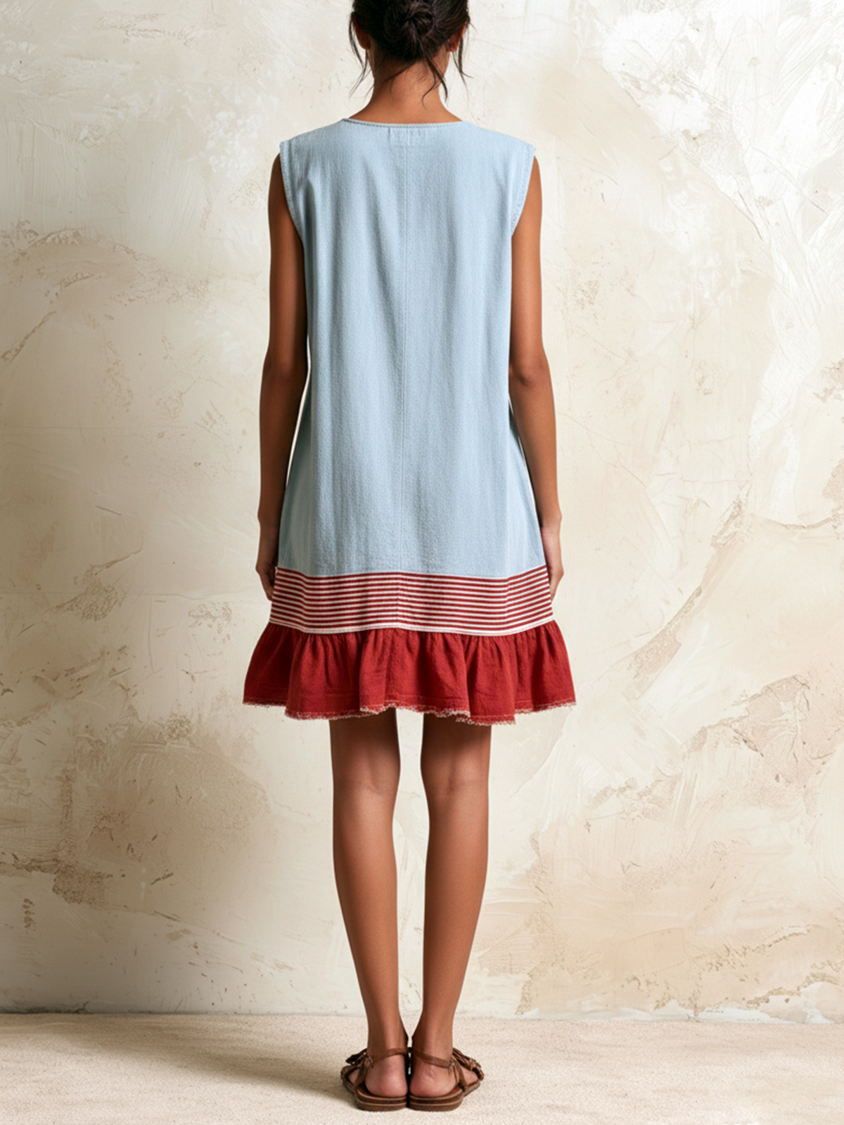 Hélène | Robe Tunique à Volants