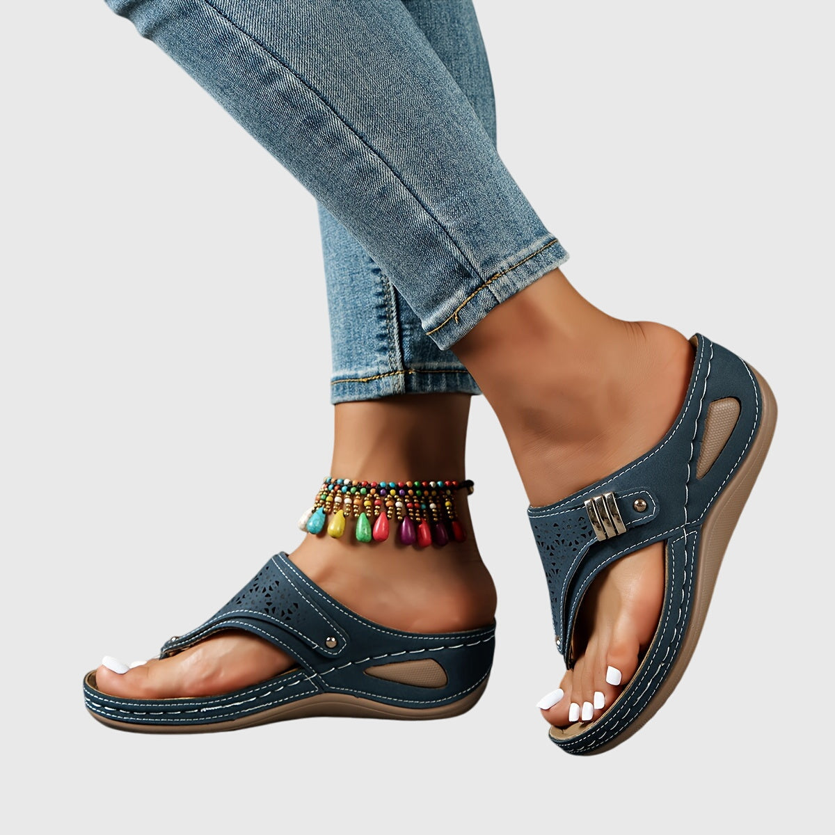 Annick | Sandales Tongs Confort Orthopédique