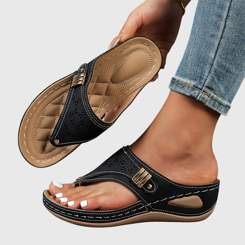 Annick | Sandales Tongs Confort Orthopédique