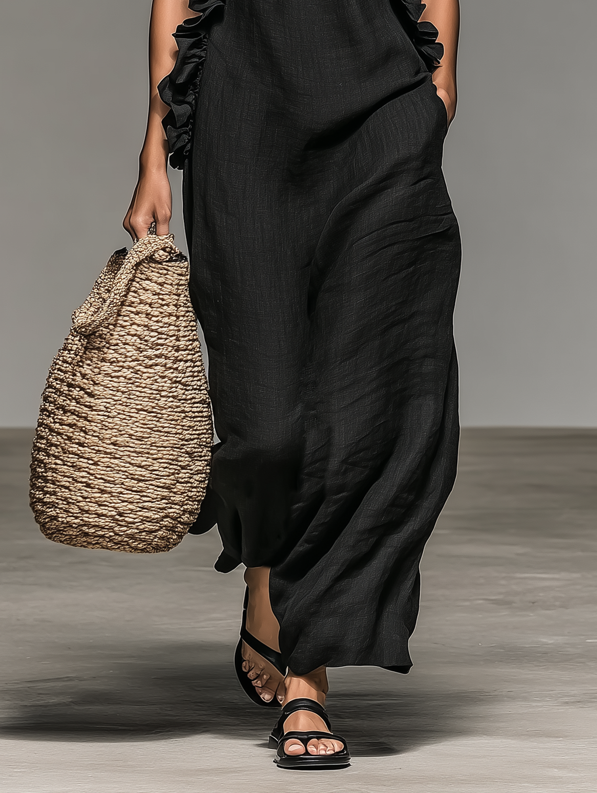 Louise | Robe Maxi à Poches