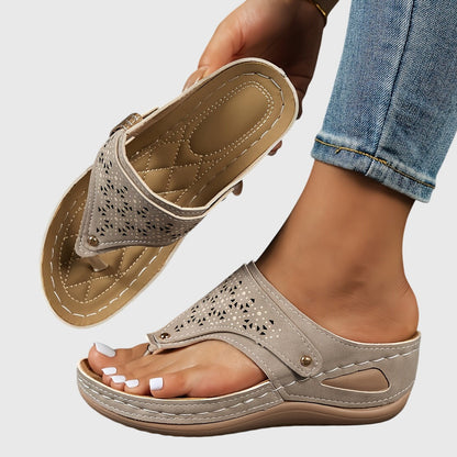 Annick | Sandales Tongs Confort Orthopédique