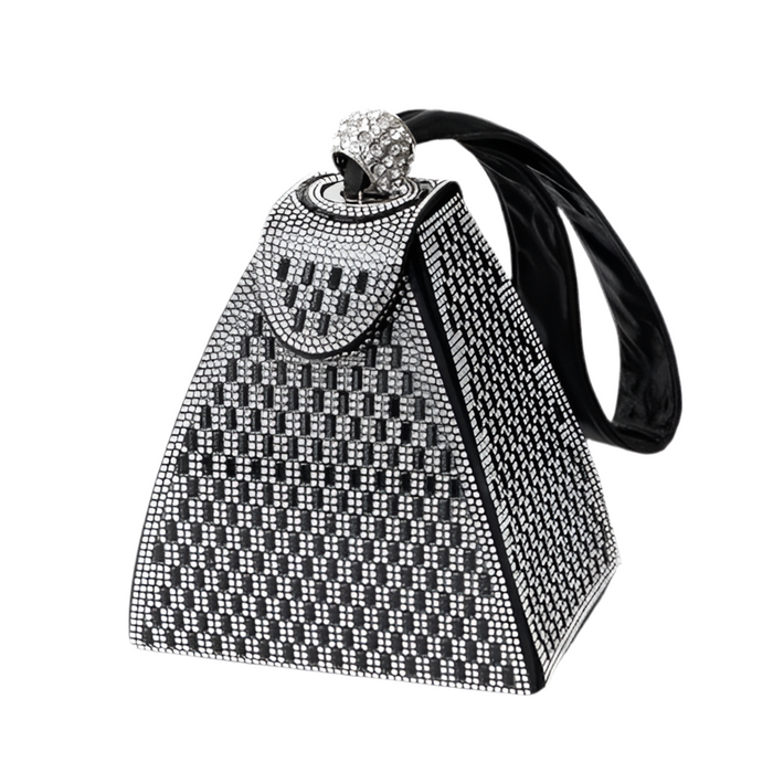 Sérène | Sac Mini Tote PU à Strass