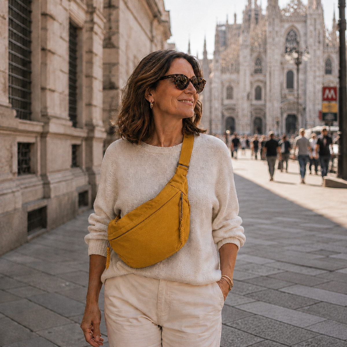 Lucie | Sac Bandoulière Ocre