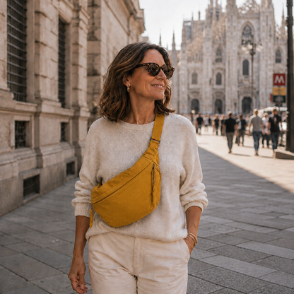 Lucie | Sac Bandoulière Ocre