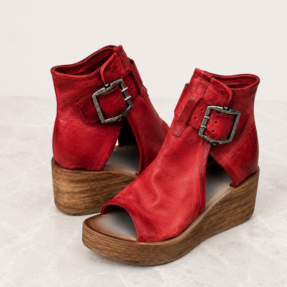 Roxane | Sandales fabriquées à la main en similicuir