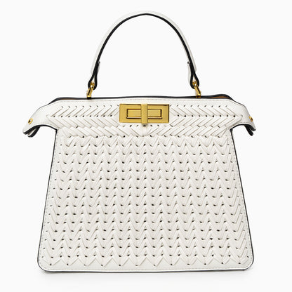 Valentine | Sac Tressé Intemporel en Cuir Vegan