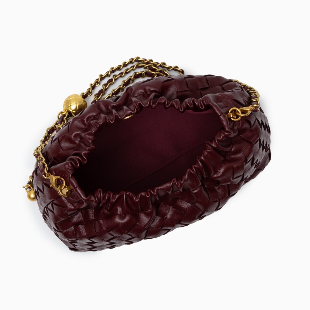Florence | Sac Épaule Effet Cloud en Cuir Vegan