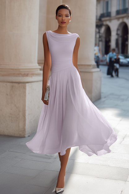 Victoire | Robe Midi Élégante de Cérémonie