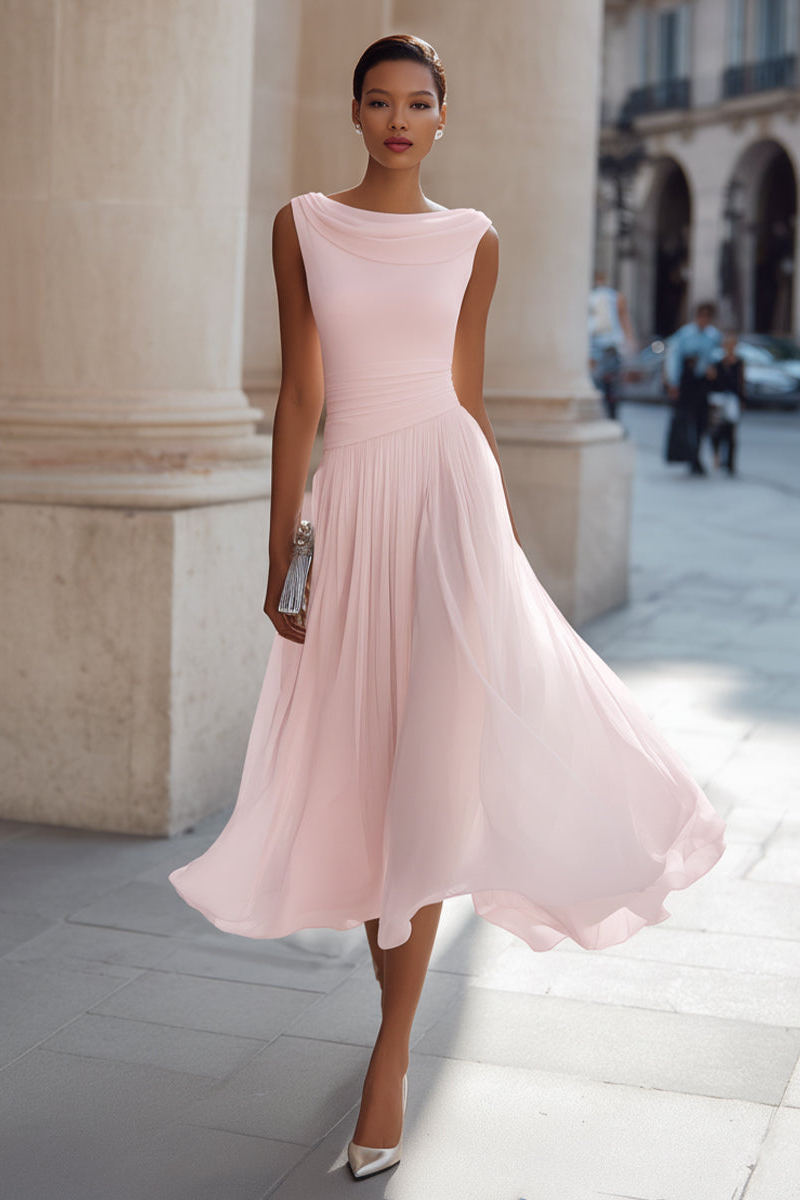 Victoire | Robe Midi Élégante de Cérémonie
