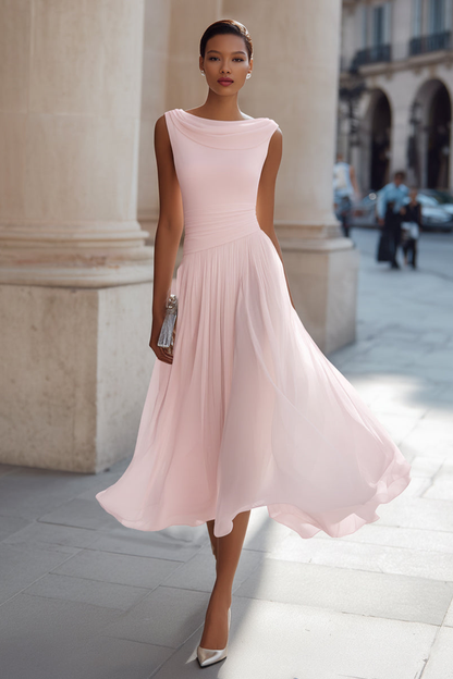 Victoire | Robe Midi Élégante de Cérémonie