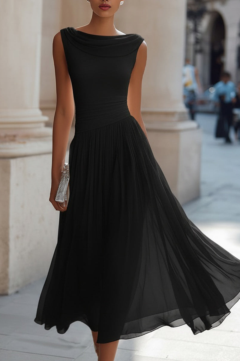 Victoire | Robe Midi Élégante de Cérémonie