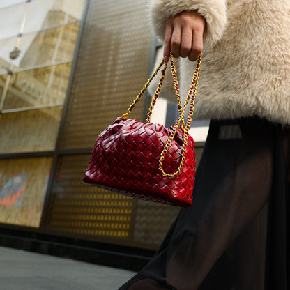 Florence | Sac Épaule Effet Cloud en Cuir Vegan