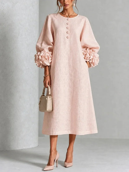 Roseline | Robe Fleurie Midi