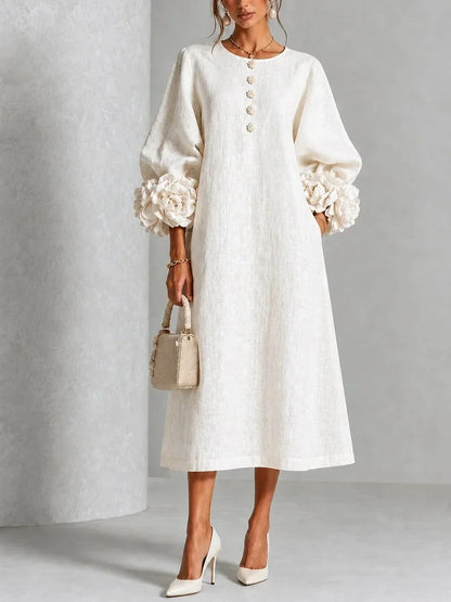 Roseline | Robe Fleurie Midi