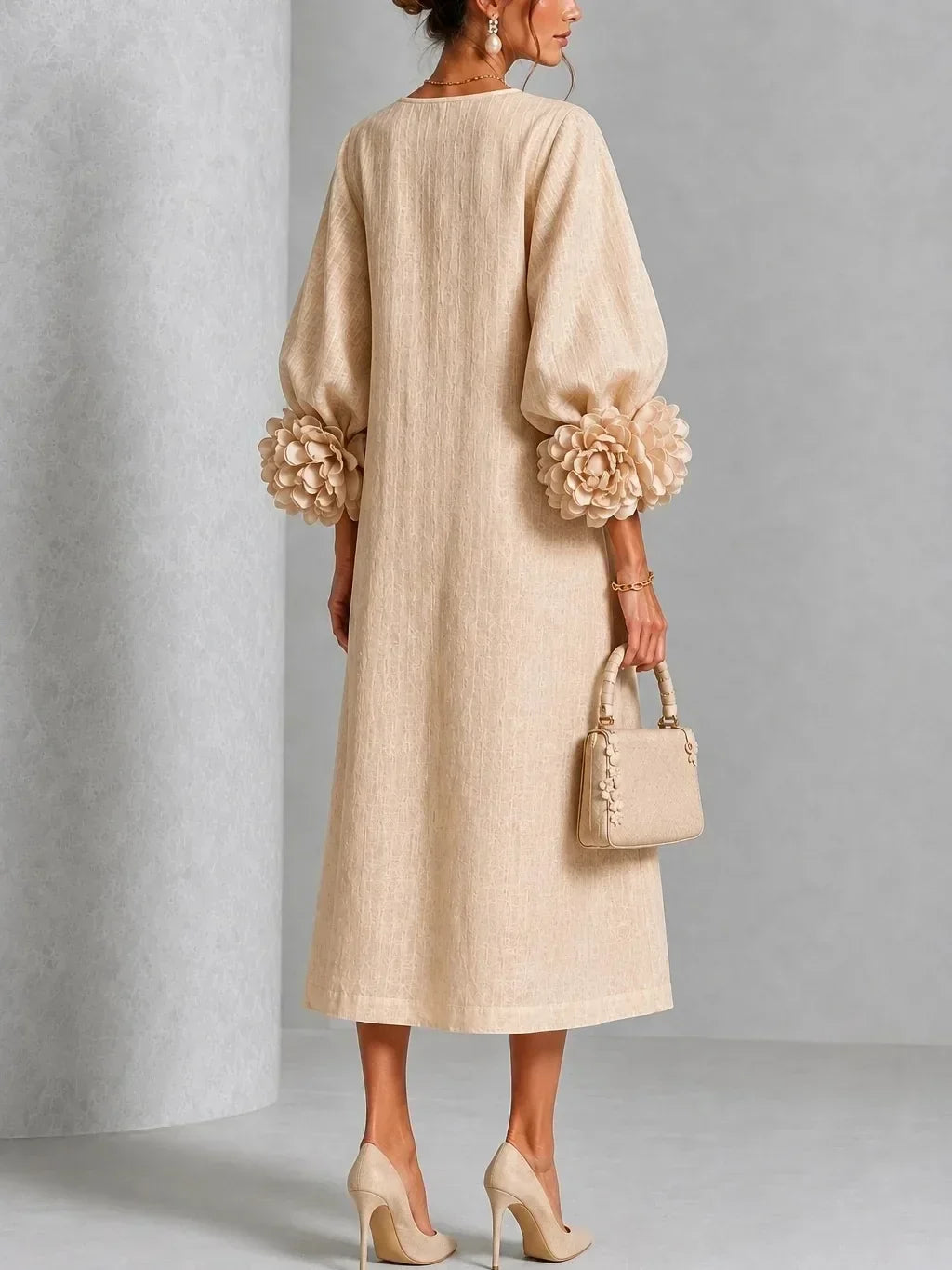 Roseline | Robe Fleurie Midi