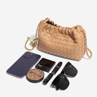 Florence | Sac Épaule Effet Cloud en Cuir Vegan