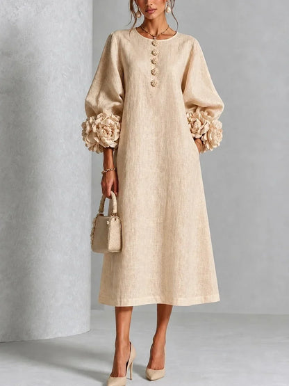Roseline | Robe Fleurie Midi
