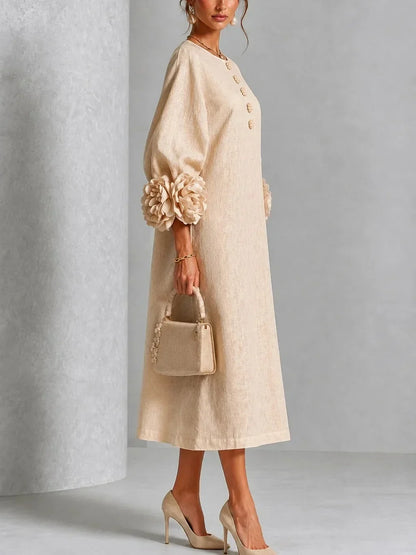Roseline | Robe Fleurie Midi