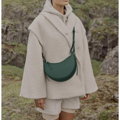 Amélie | Sac Amara en Cuir Veau Silhouette Nuage
