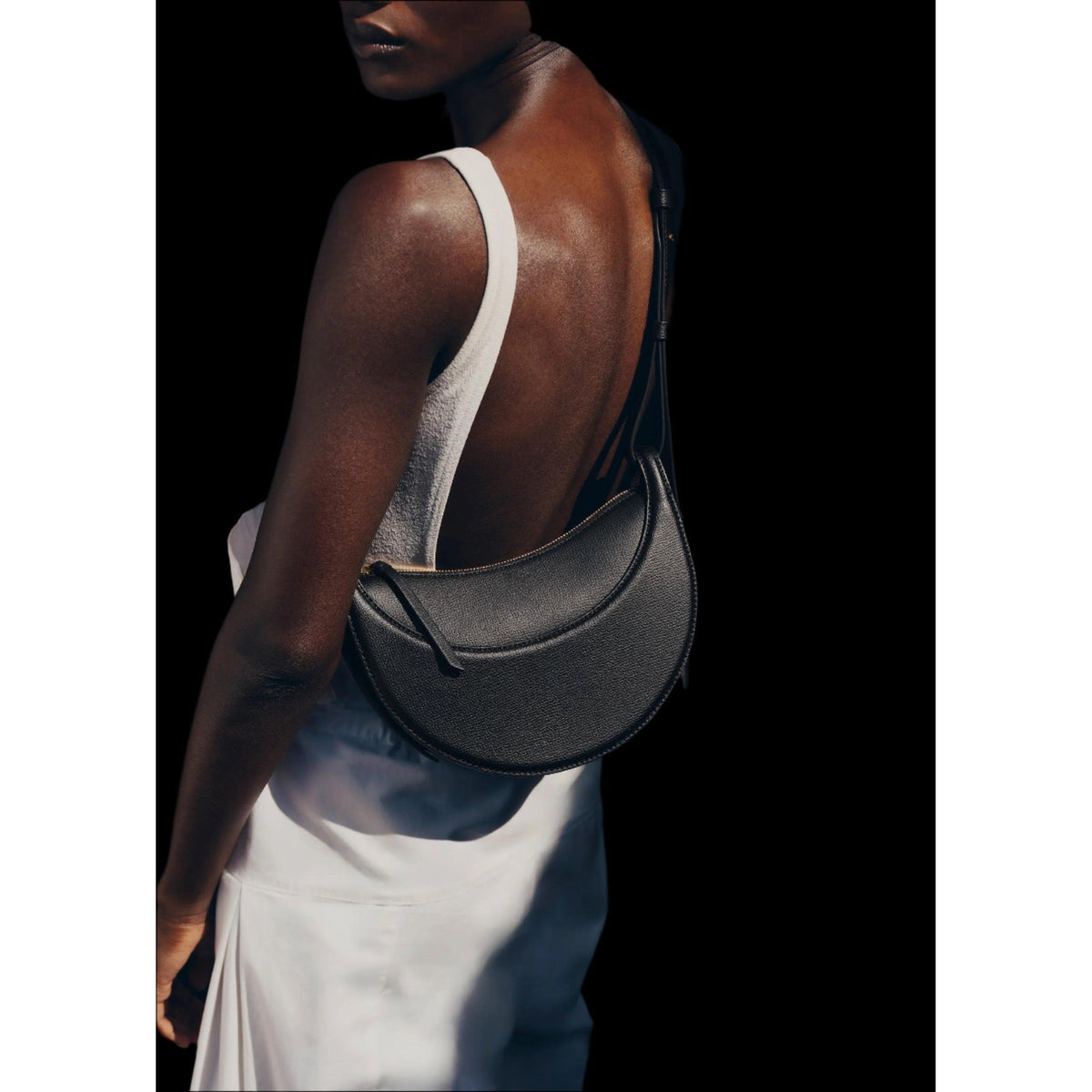 Amélie | Sac Amara en Cuir Veau Silhouette Nuage
