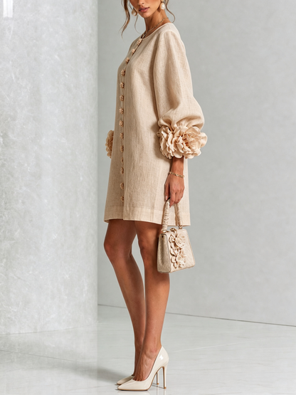 Rosalie | Mini Robe à Boutons
