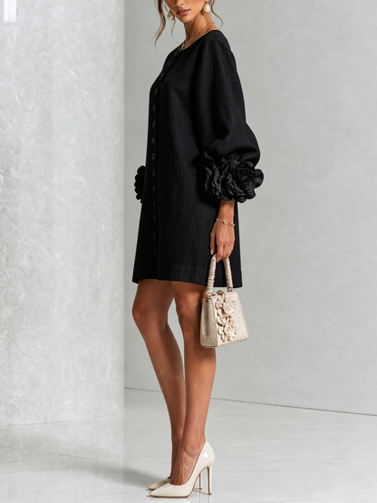 Rosalie | Mini Robe à Boutons