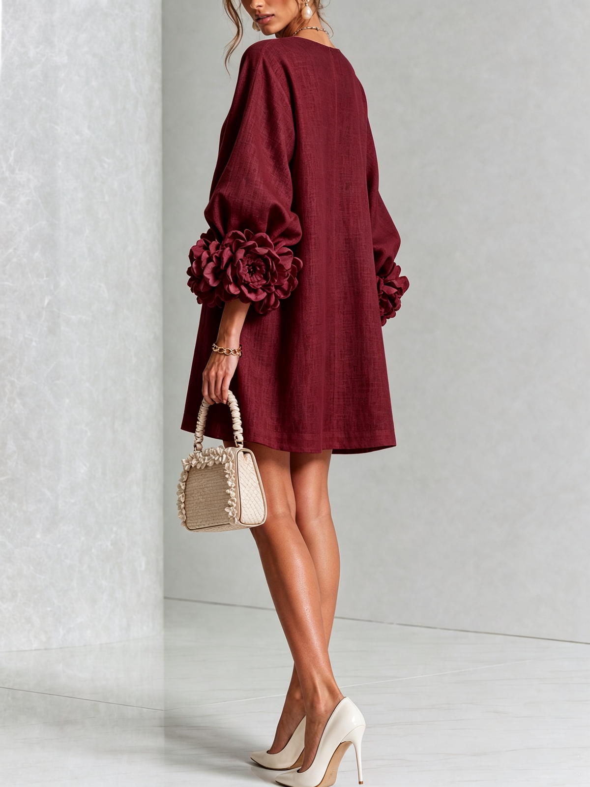 Rosalie | Mini Robe à Boutons