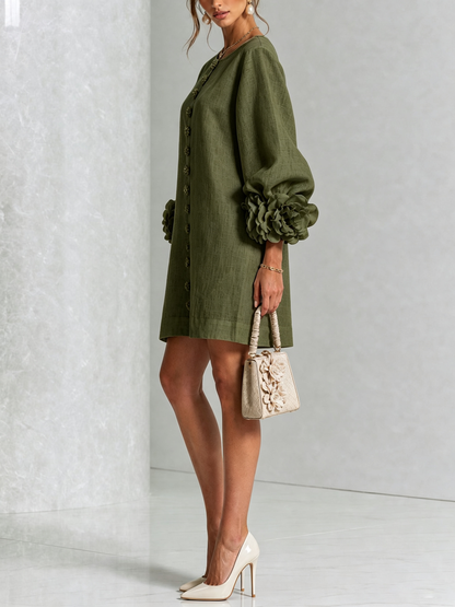 Rosalie | Mini Robe à Boutons