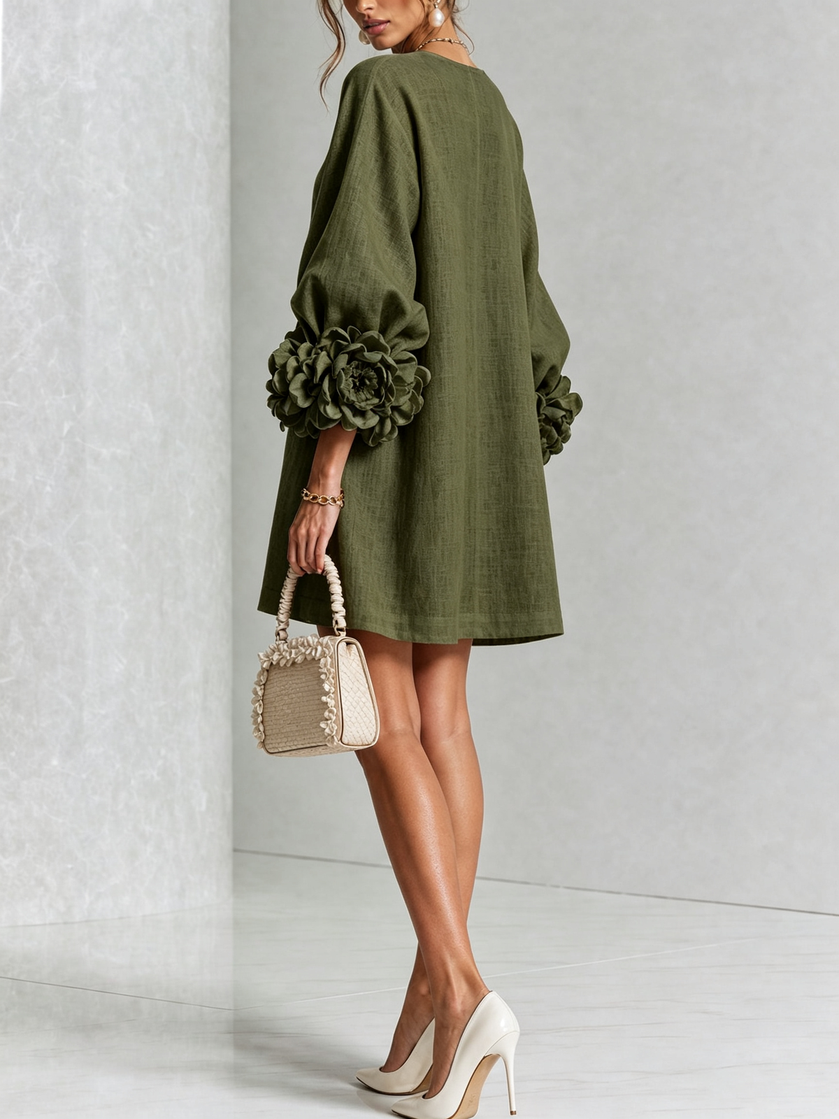 Rosalie | Mini Robe à Boutons