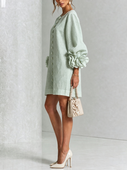 Rosalie | Mini Robe à Boutons