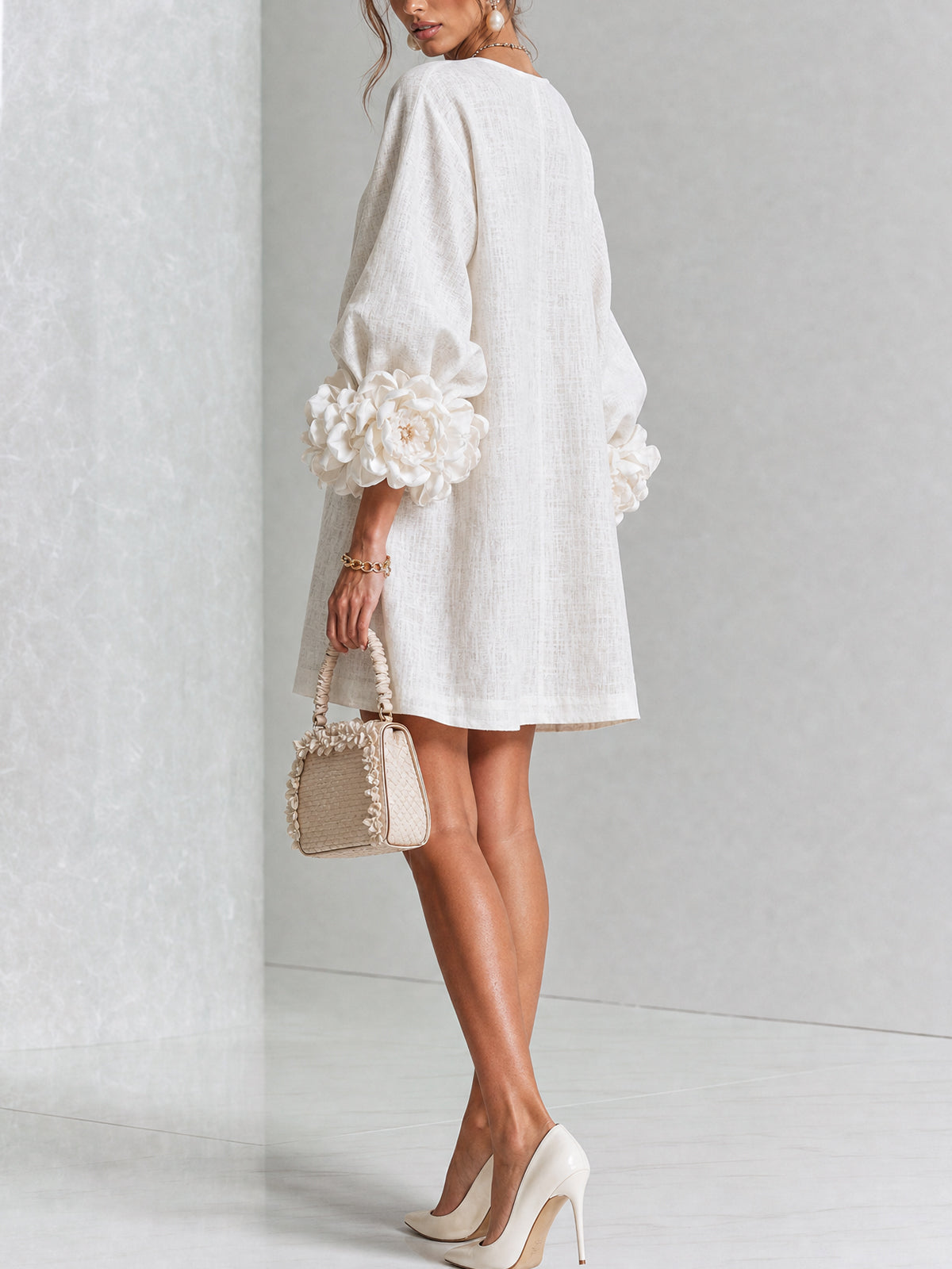 Rosalie | Mini Robe à Boutons