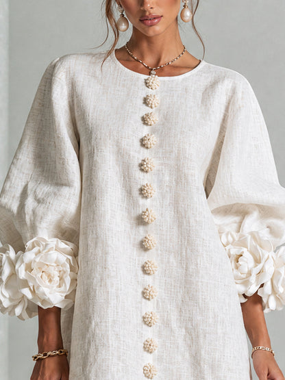 Rosalie | Mini Robe à Boutons