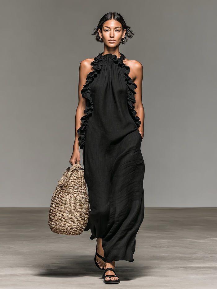 Louise | Robe Maxi à Poches