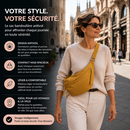 Lucie | Sac Bandoulière Ocre