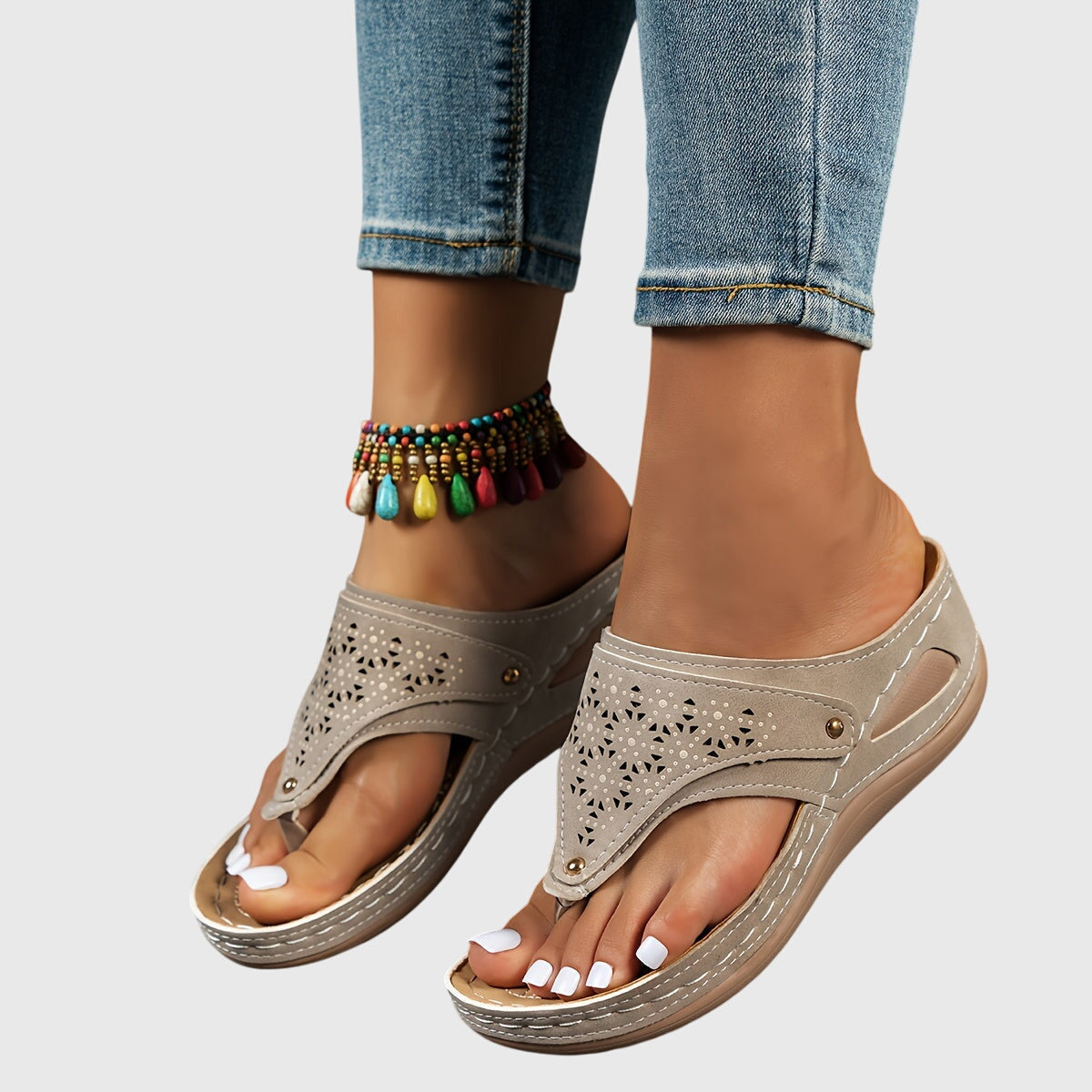 Annick | Sandales Tongs Confort Orthopédique