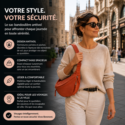 Gaïa | Sac Bandoulière Orange